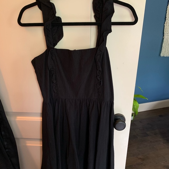 Black Linen Dress - Picture 1 of 1